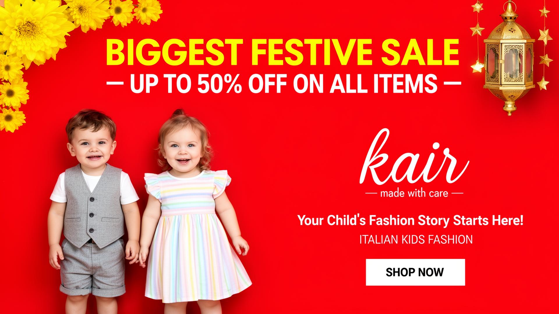 Biggest Festive Sale - Up to 50% off